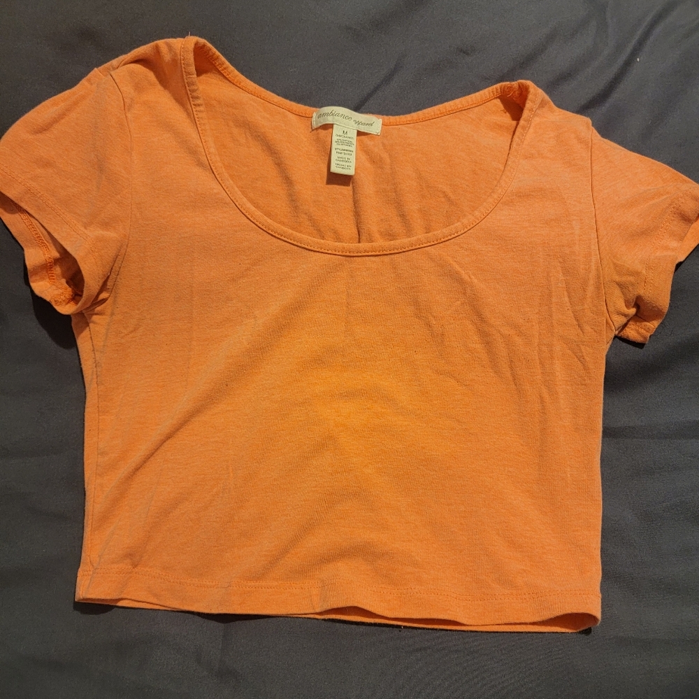 Orange Crop Top